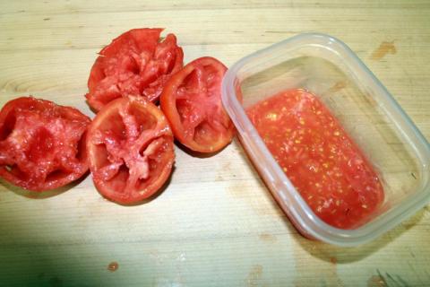 http://blogs.extension.org/mastergardener/2013/09/19/seed-saving-in-the-fall/ Fermenting Tomato seeds. Photo – John Porter. source: blogs.extension.org
